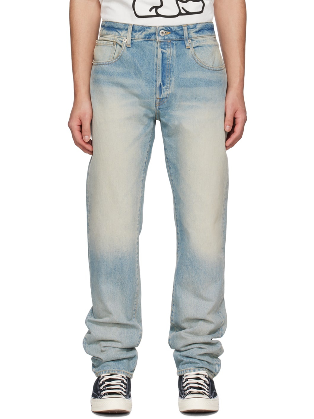 Blue Kenzo Paris Bara Jeans - 1