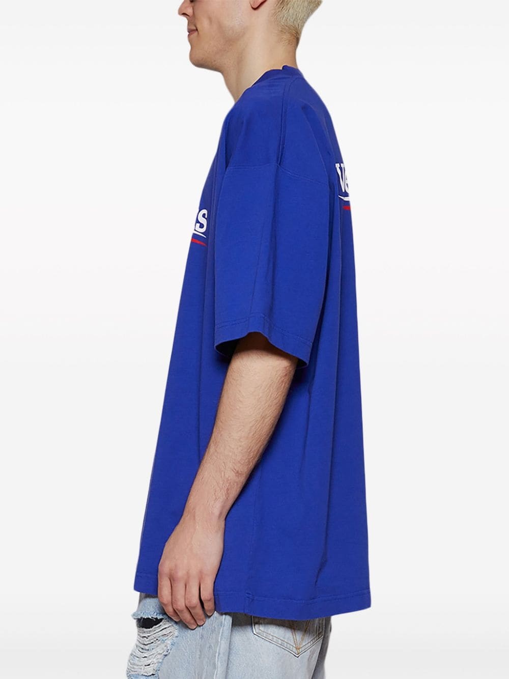 logo-print cotton T-shirt - 4
