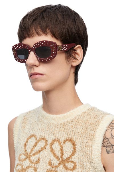 Loewe Smooth Pavé Screen sunglasses in acetate outlook