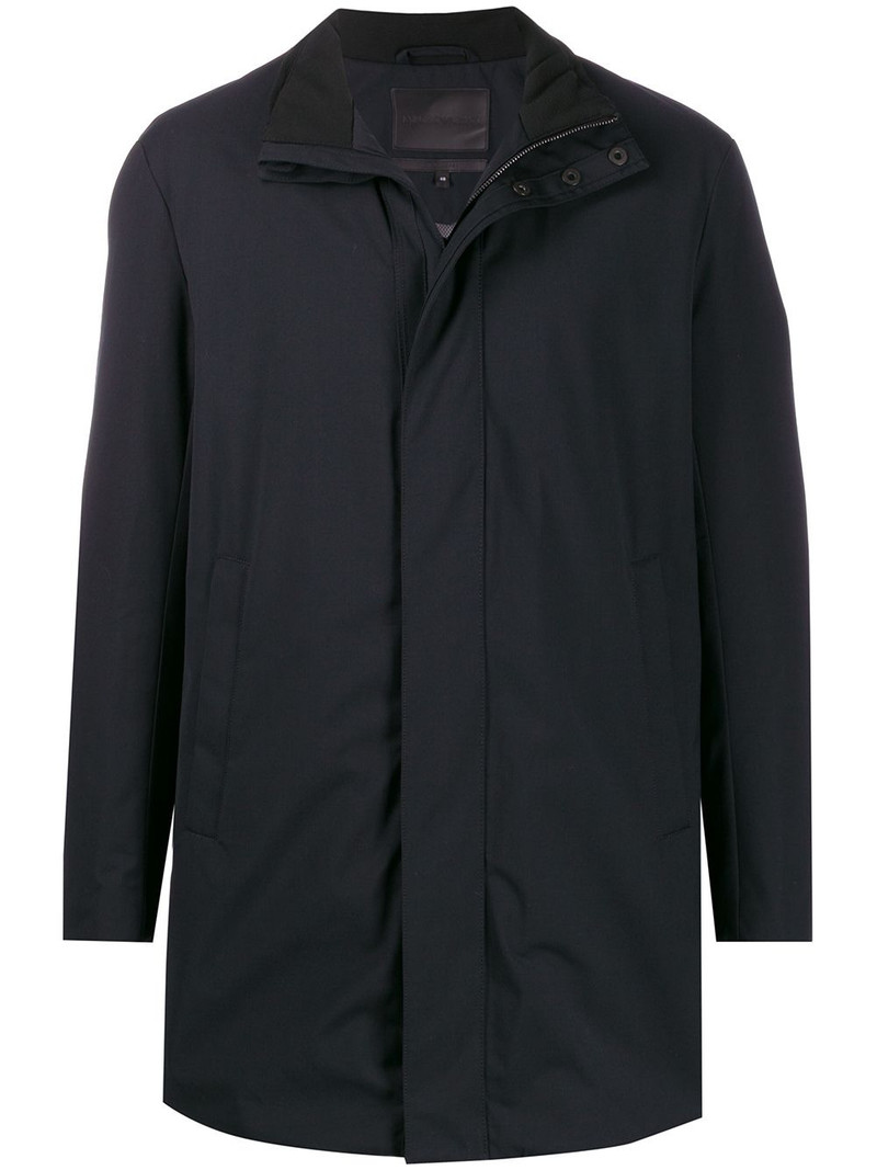 contrast lining coat 1