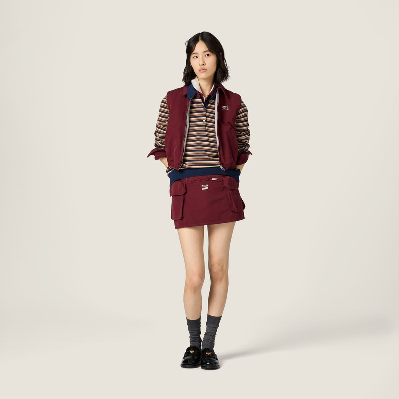 Miu Miu Wool polo shirt outlook