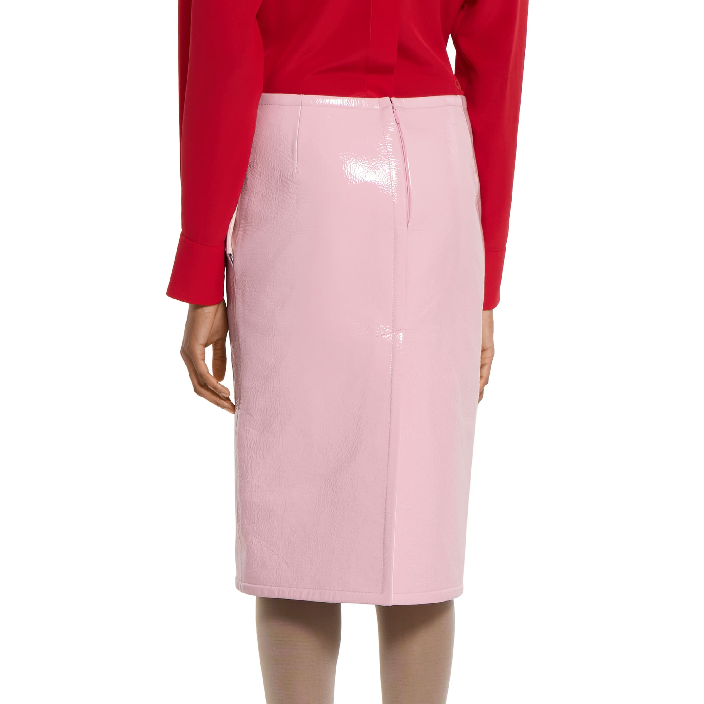 Naplak leather skirt - 4