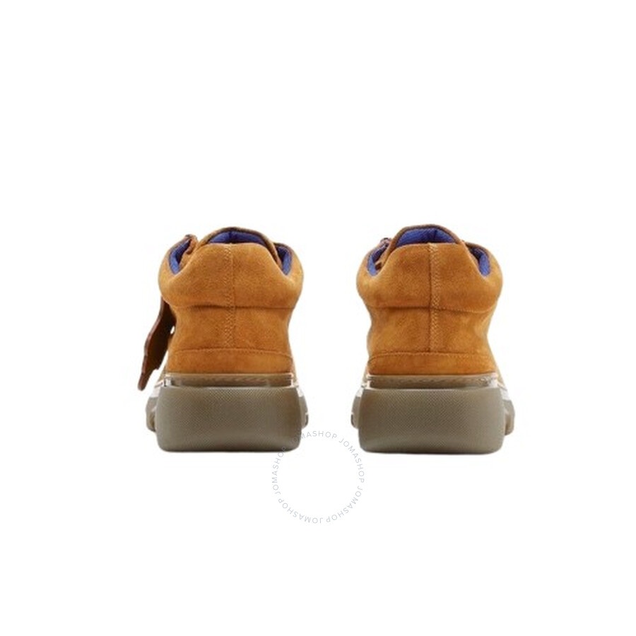 Burberry Suede Creeper Mid Derby Shoes - 4