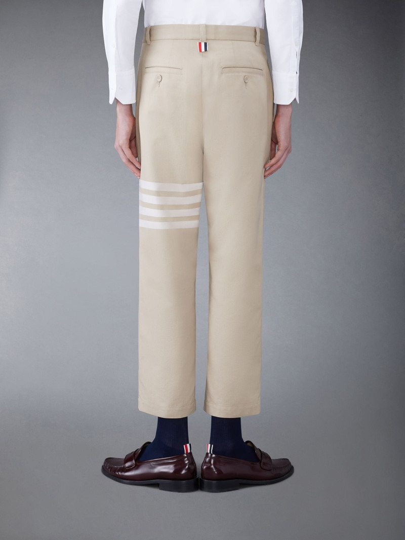 Thom Browne Cotton 4-Bar Straight Leg Trouser outlook