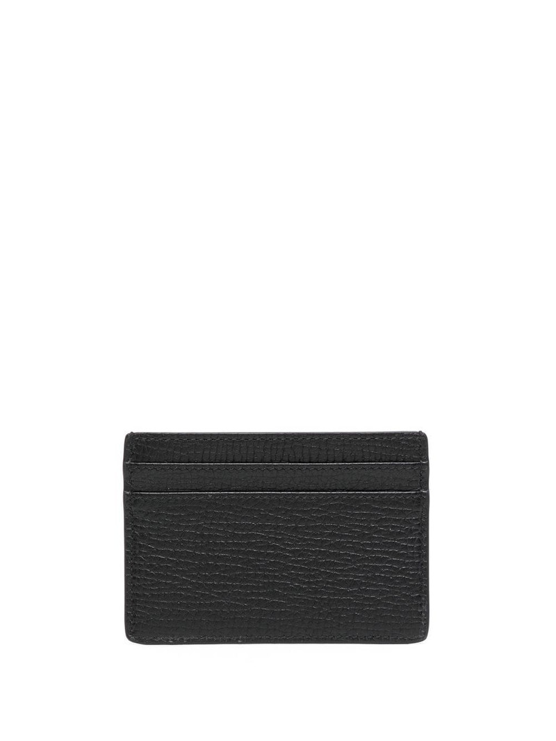 Smythson logo-embossed leather cardholder outlook