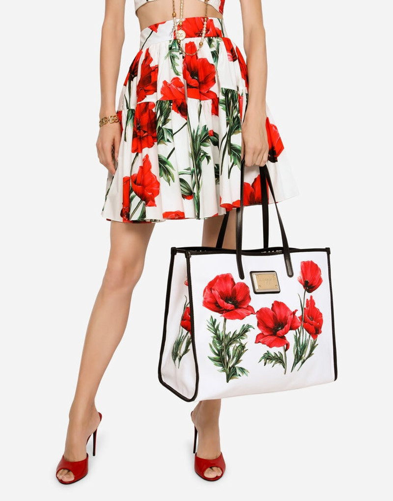 Dolce & Gabbana Printed canvas shopper outlook