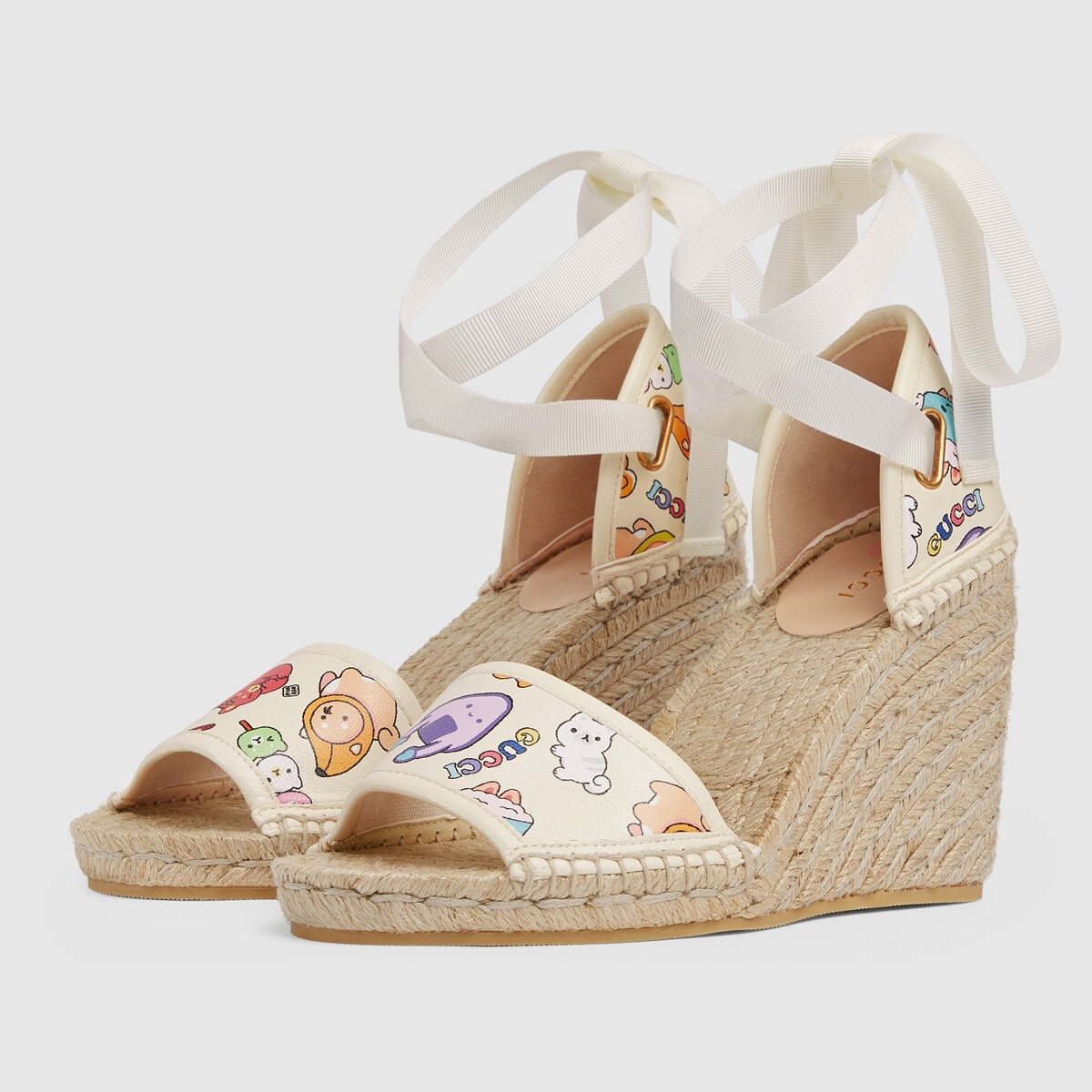 Women's Gucci animal print espadrille - 4