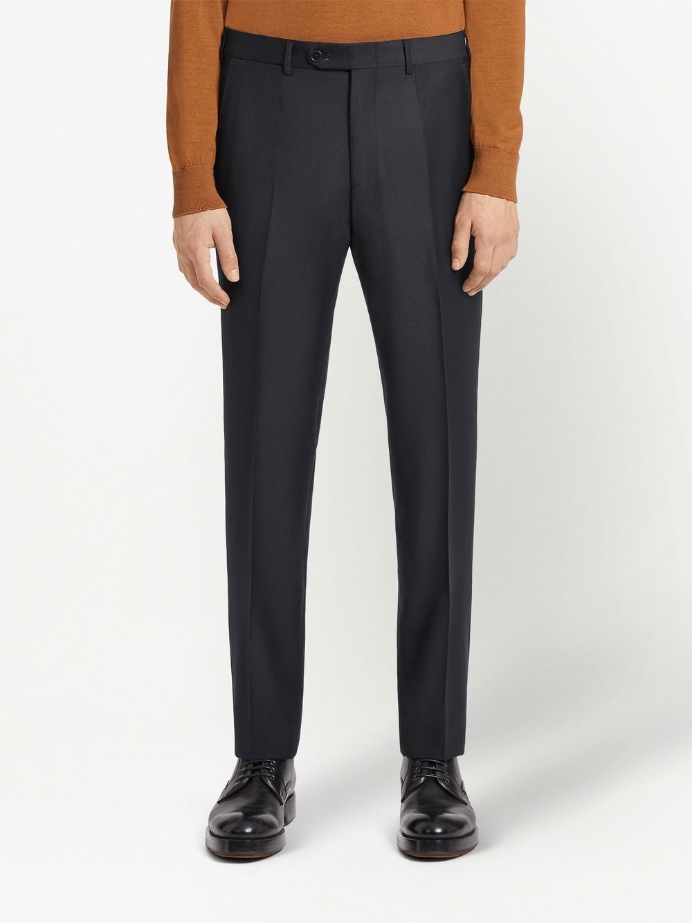 Trofeo single-breasted wool suit - 4