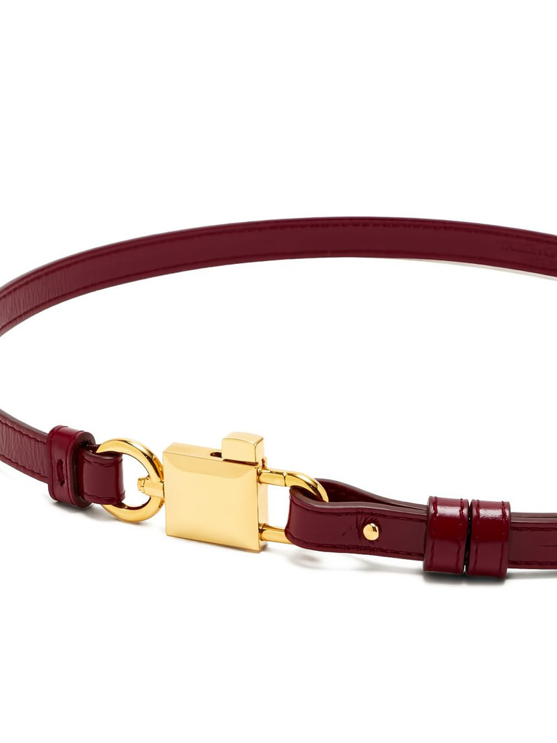 Dolce & Gabbana padlock-buckle belt outlook