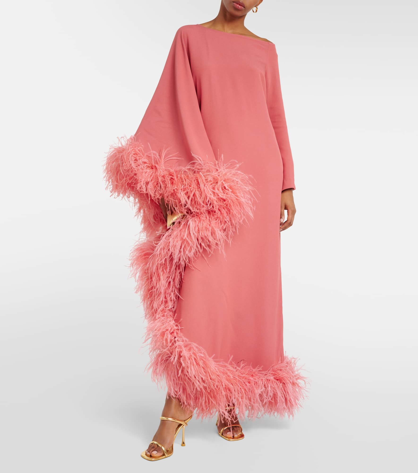 Ubud Extravaganza feather-trimmed gown - 2