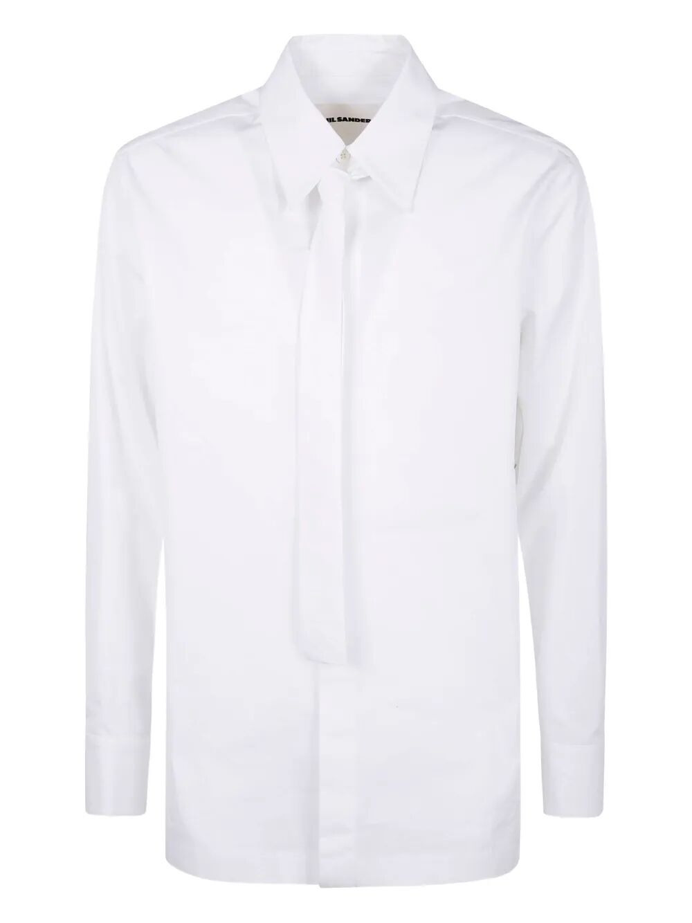 Jil Sander Men Shirt With Tie - 4