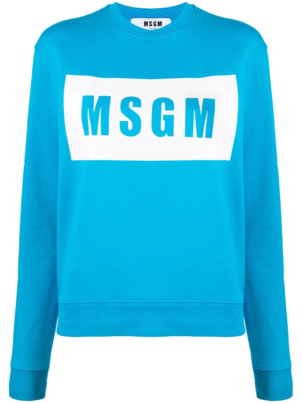 Box logo-print sweatshirt - 1