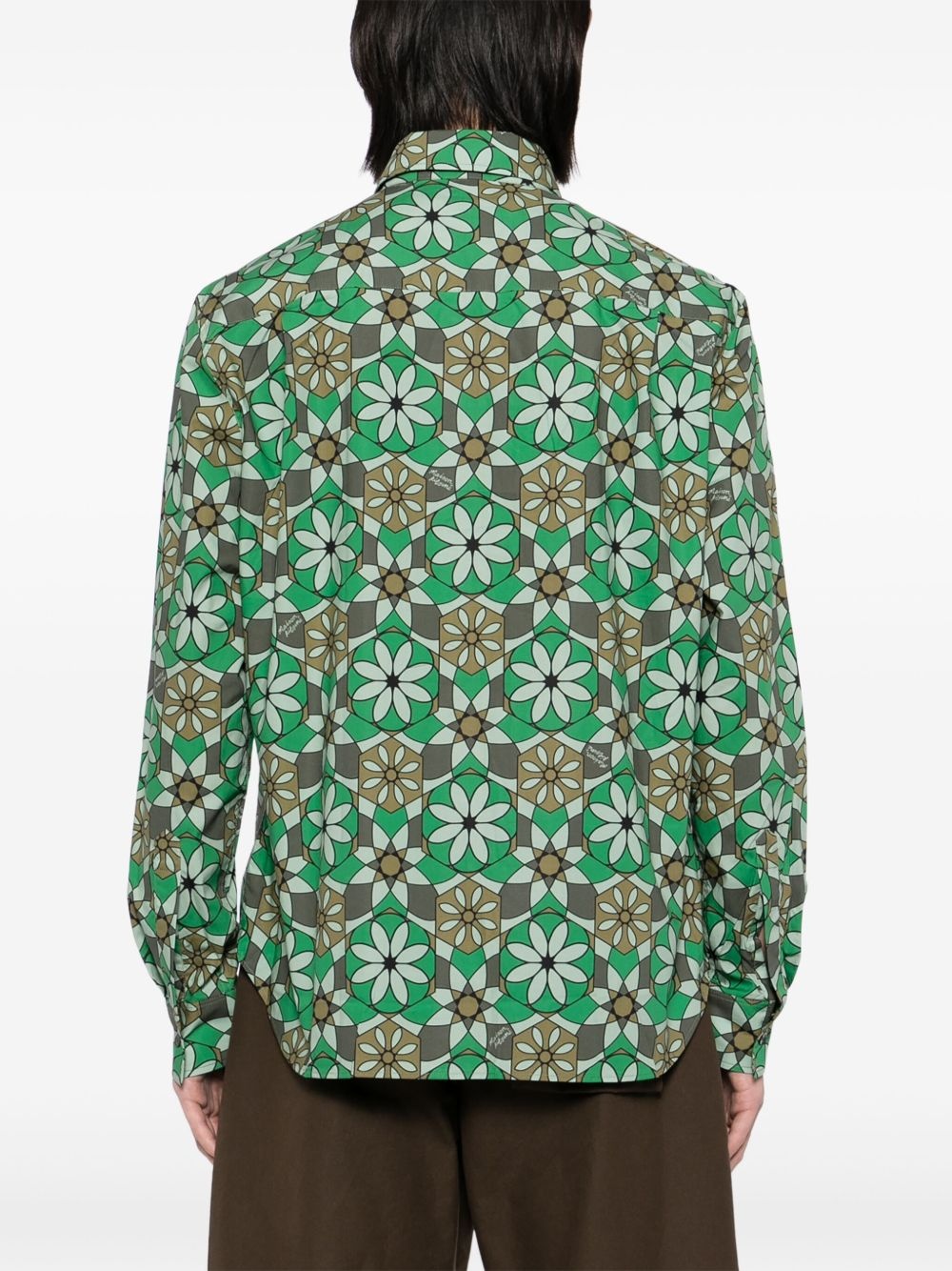 floral-print shirt - 4
