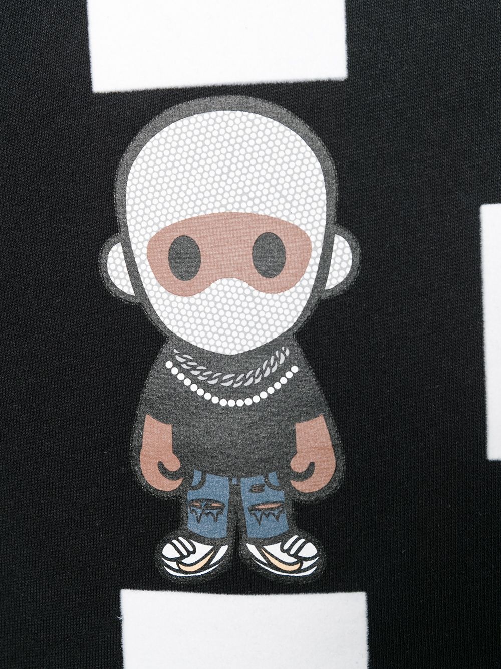number 3 print hoodie - 5