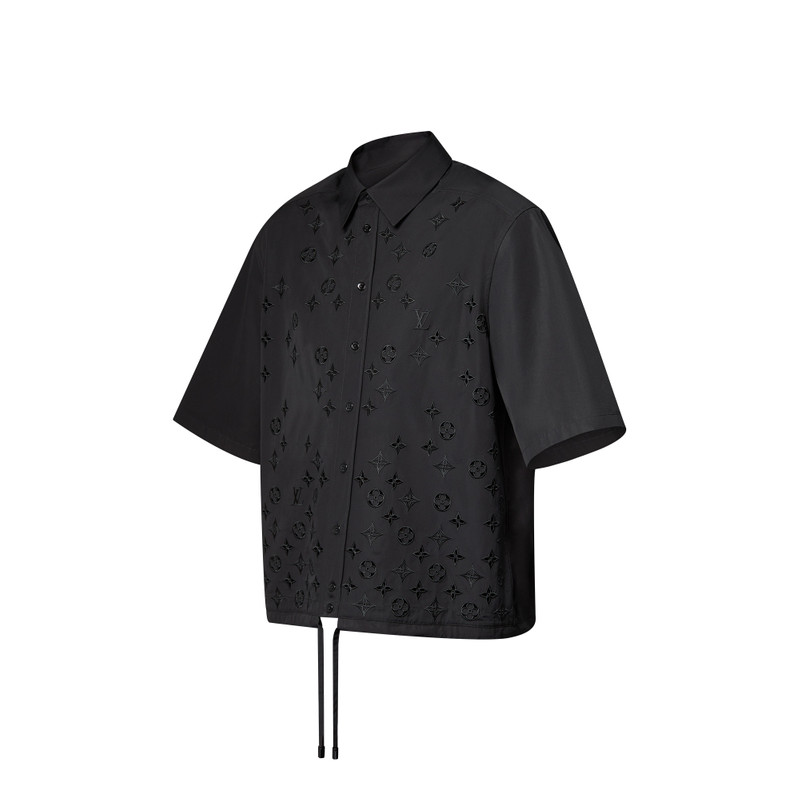 Louis Vuitton Monogram Flowers Embroidered Short-Sleeved Shirt outlook