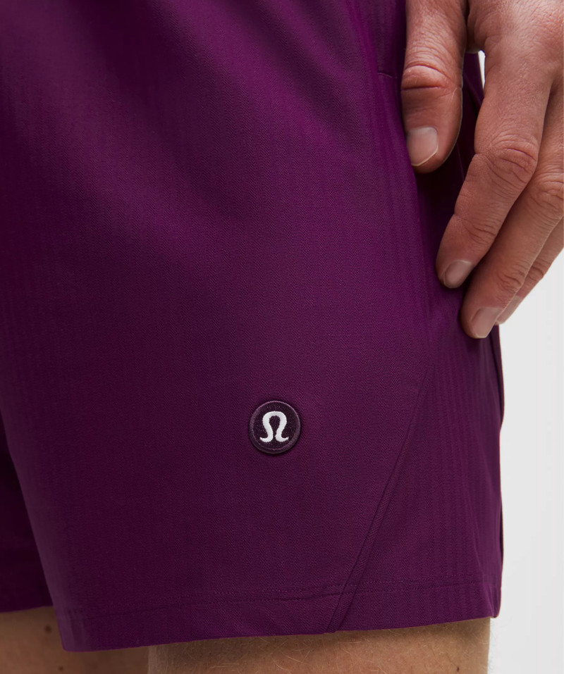 Striped Mesh Tennis Short 7" 6