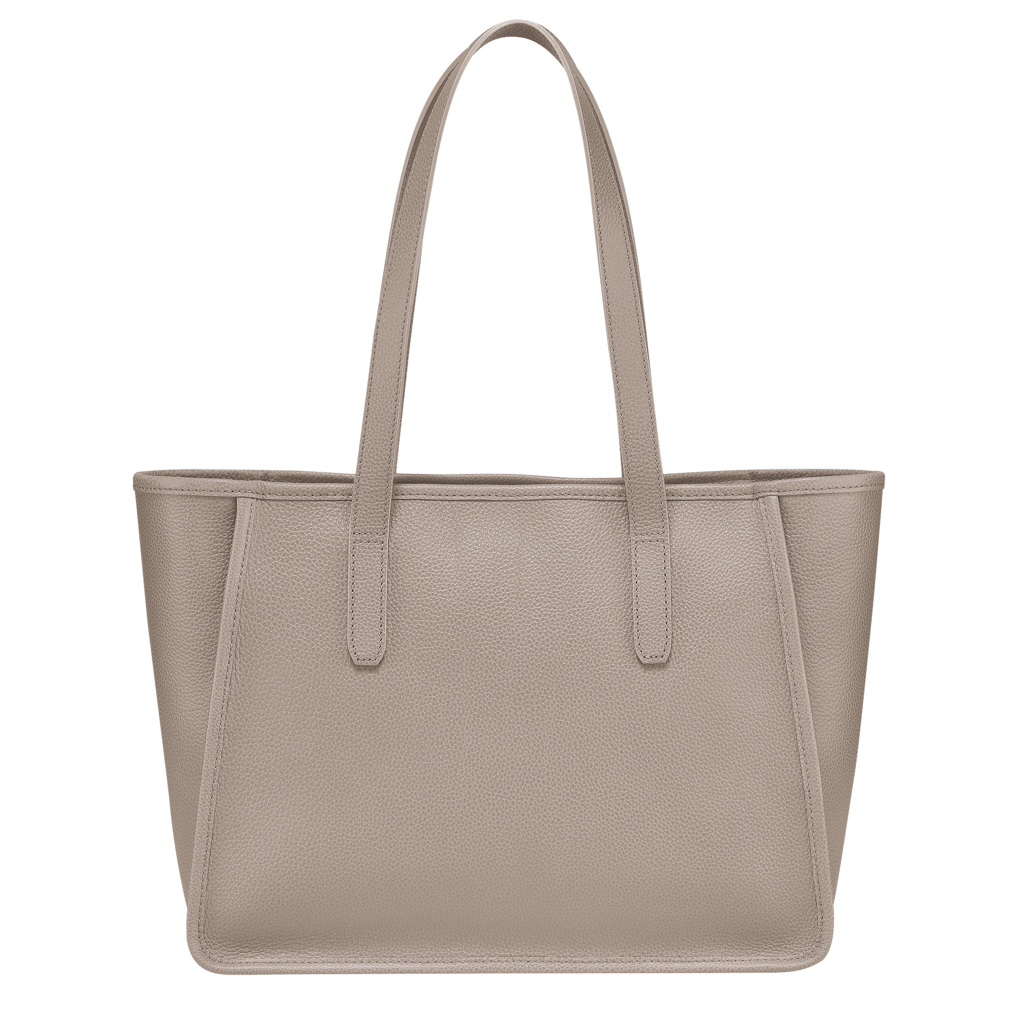 Longchamp Le Foulonne L Tote bag Turtledove Leather REVERSIBLE