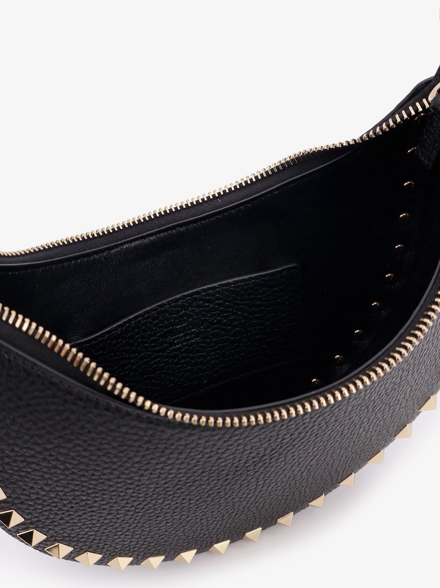 Valentino Garavani Valentino Garavani Rockstud Leather Mini Hobo Bag - 4