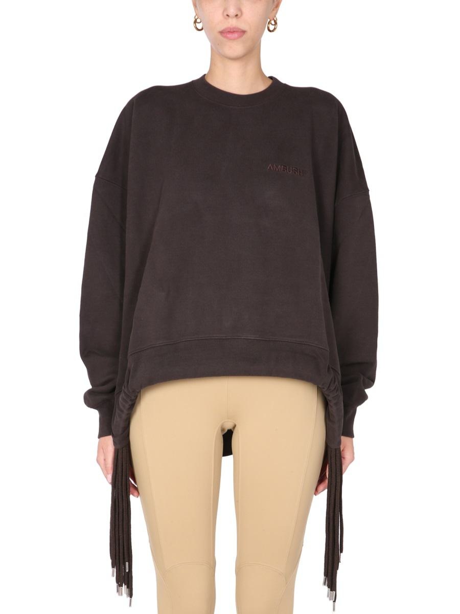 その他 AMBUSH FW21 CREW NECK SWEATSHIRT (BWBA003_F21FLE0016464) Ambush AMBUSH CREW NECK SWEATSHIRT | baltini | REVERSIBLE
