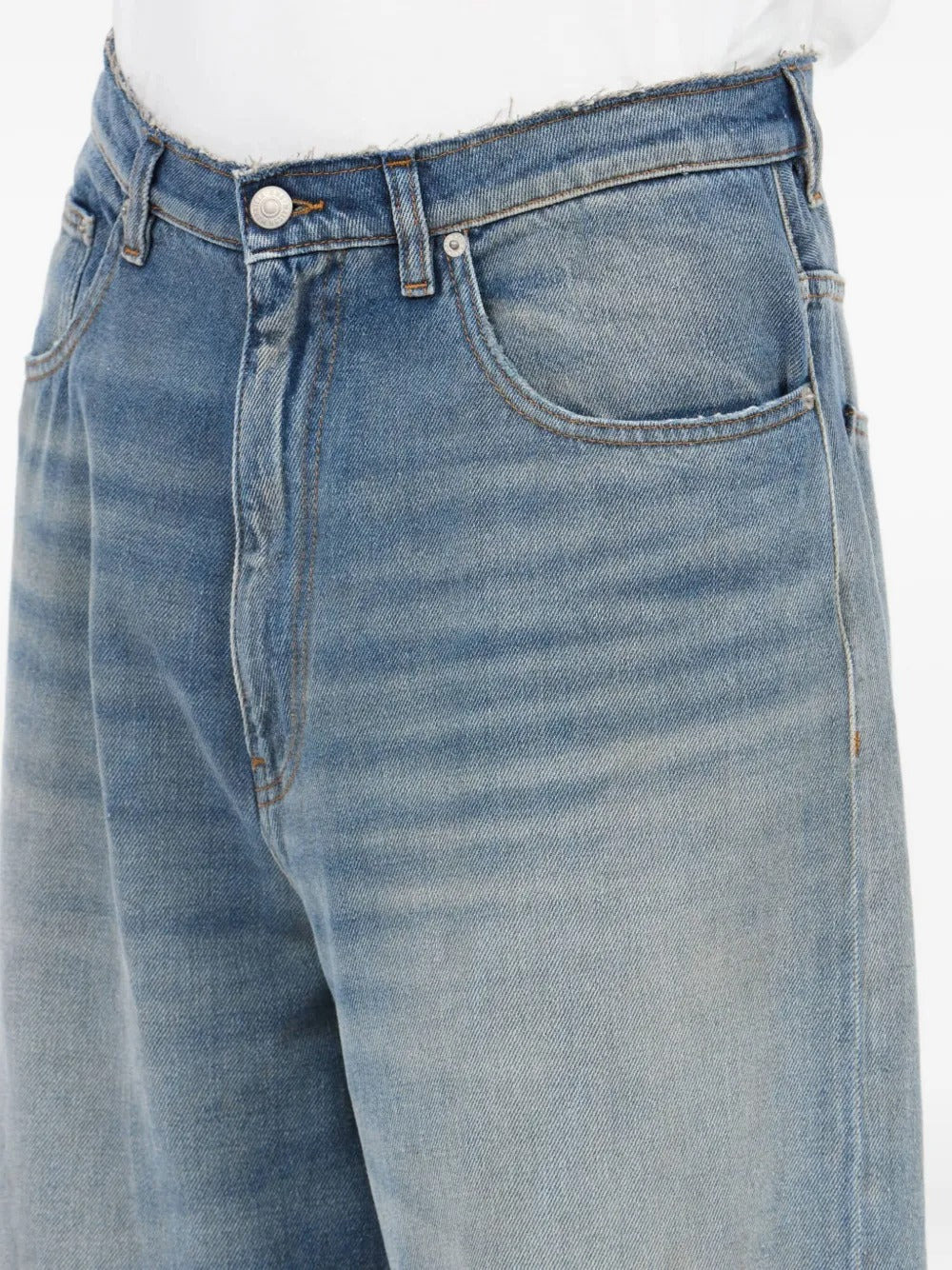MM6 Maison Margiela - Men Wide-Leg Jeans - 4
