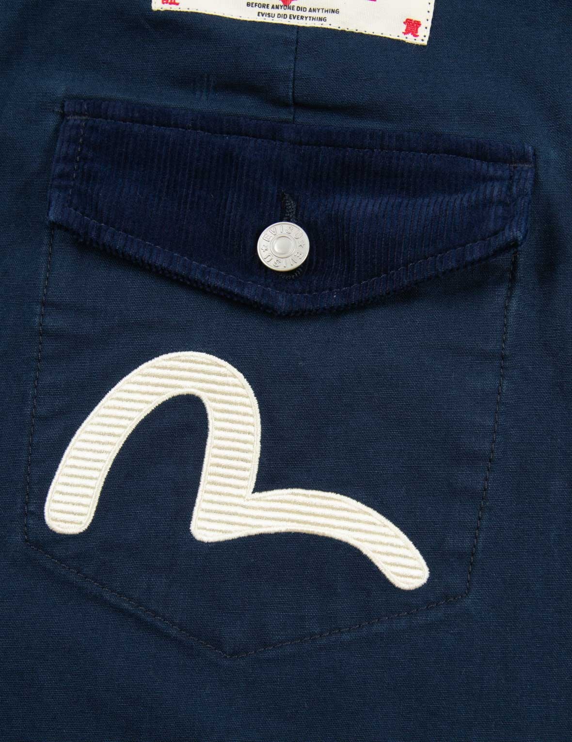 SEAGULL AND LOGO EMBROIDERY CARGO PANTS - 8