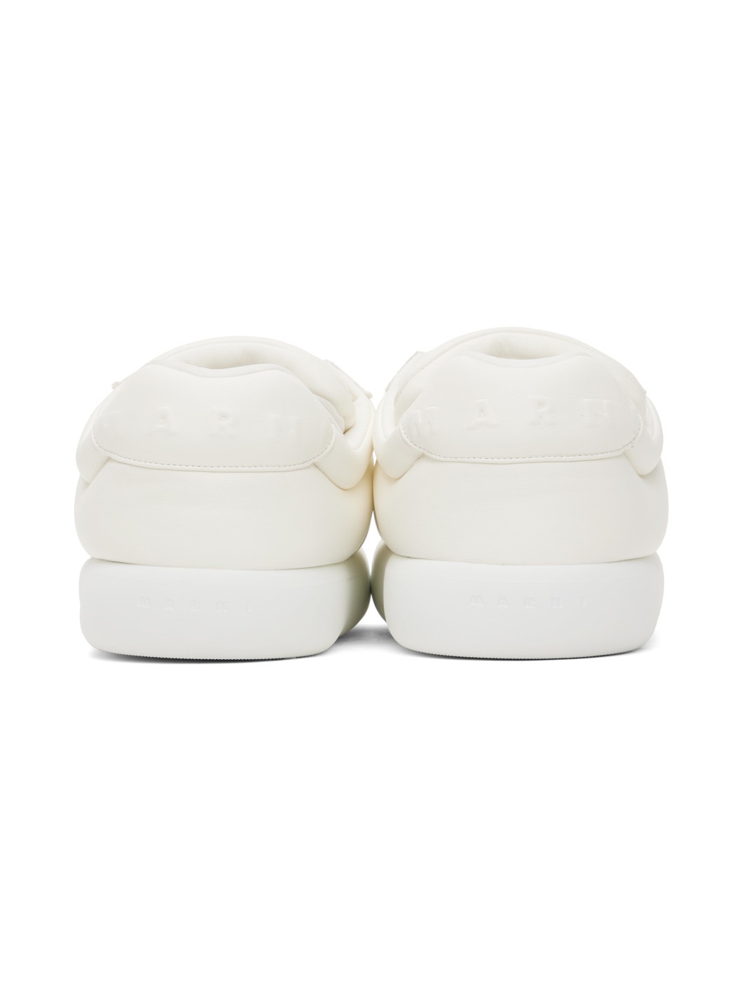 White Leather Bigfoot 2.0 Sneakers - 2