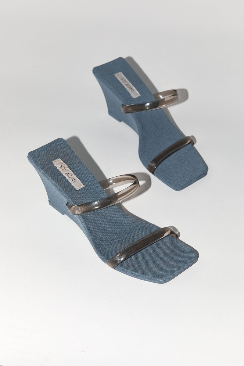 Transparent Wedge - Slate 3