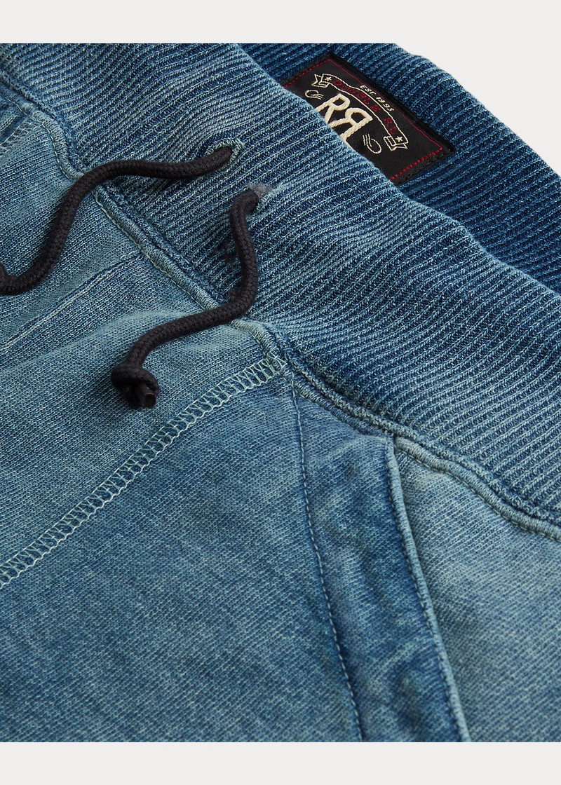 Indigo French Terry Sweatpant 3