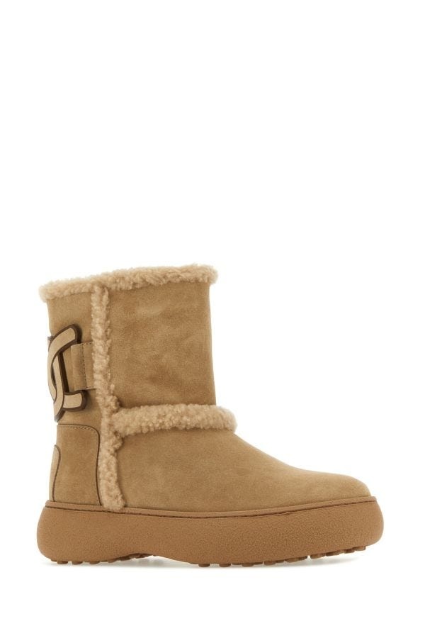 【送料&関税込】Tod's Cappuccino Suede Ankle Boots Tod's Cappuccino suede ankle boots | gebnegozionline