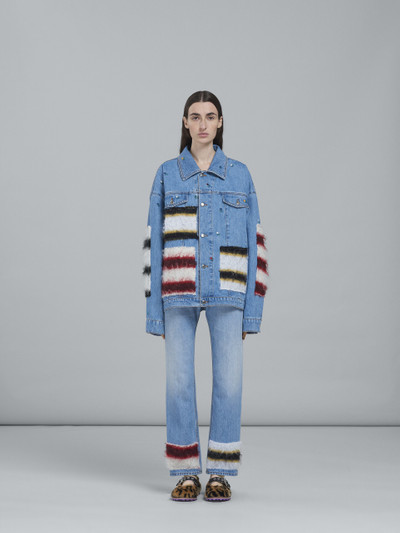 Marni MOHAIR AND DENIM JACKET outlook