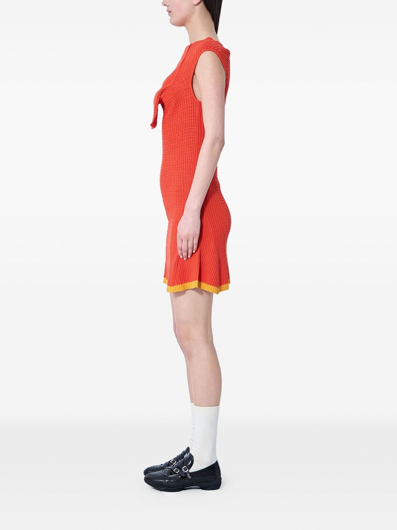 textured knit sleeveless dress 3