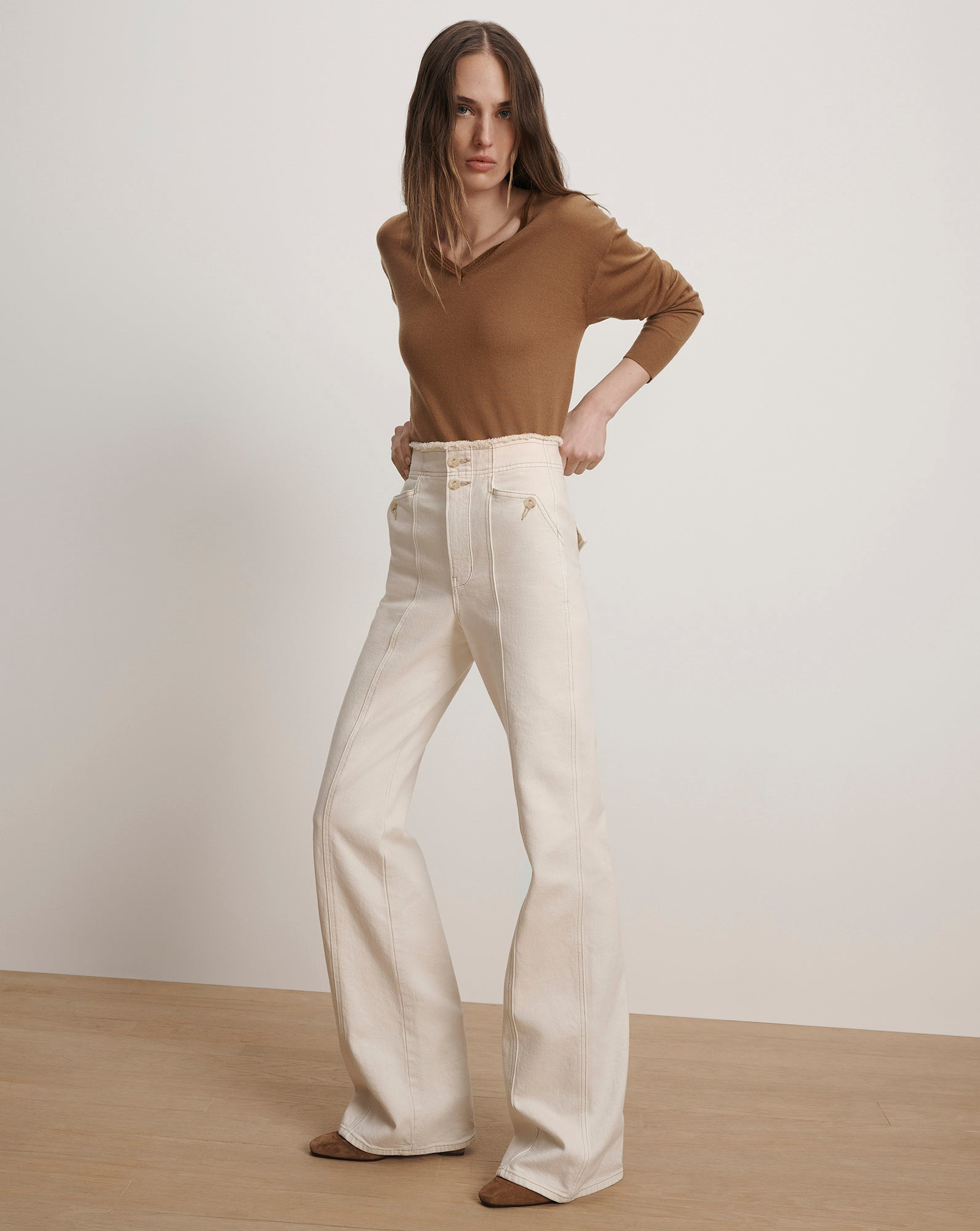 CROSBIE SLIM WIDE-LEG JEAN - 2