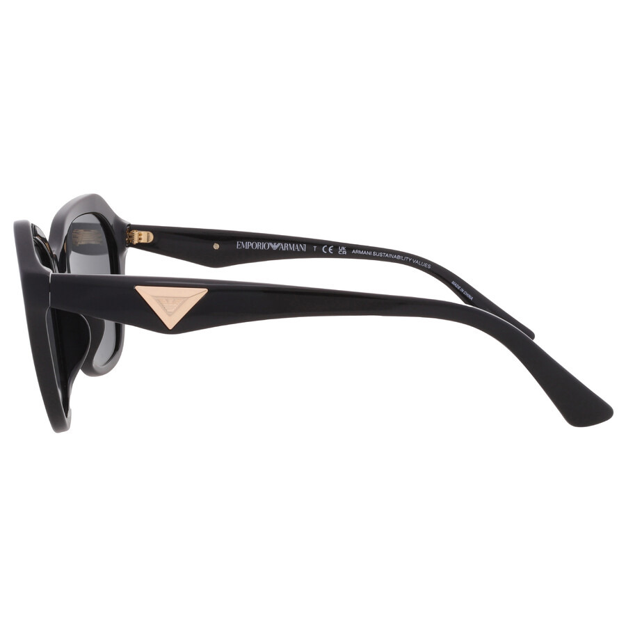 Emporio Armani Dark Grey Irregular Ladies Sunglasses EA4221F 501787 56 - 4