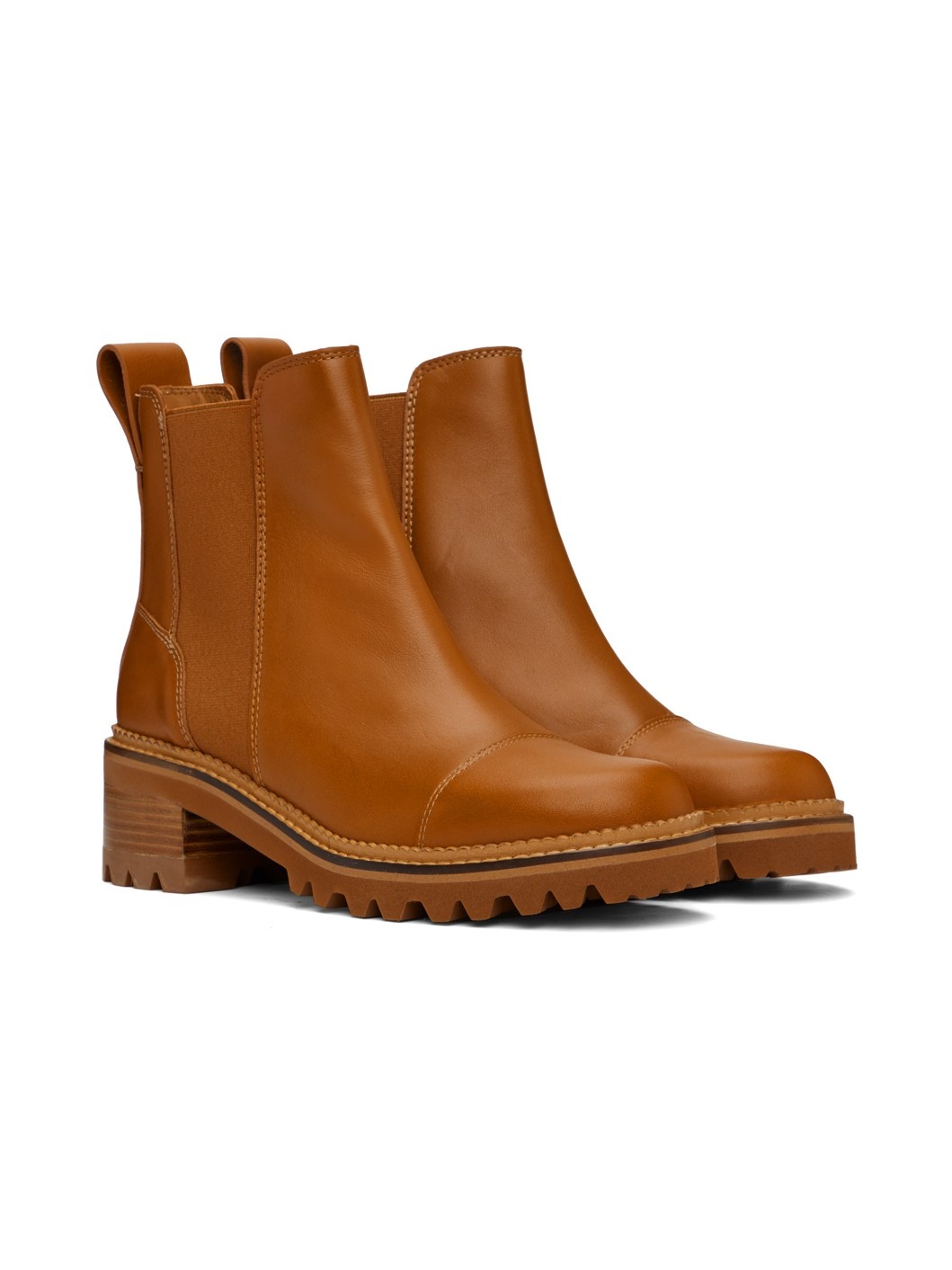 Tan Mallory Chelsea Boots - 4