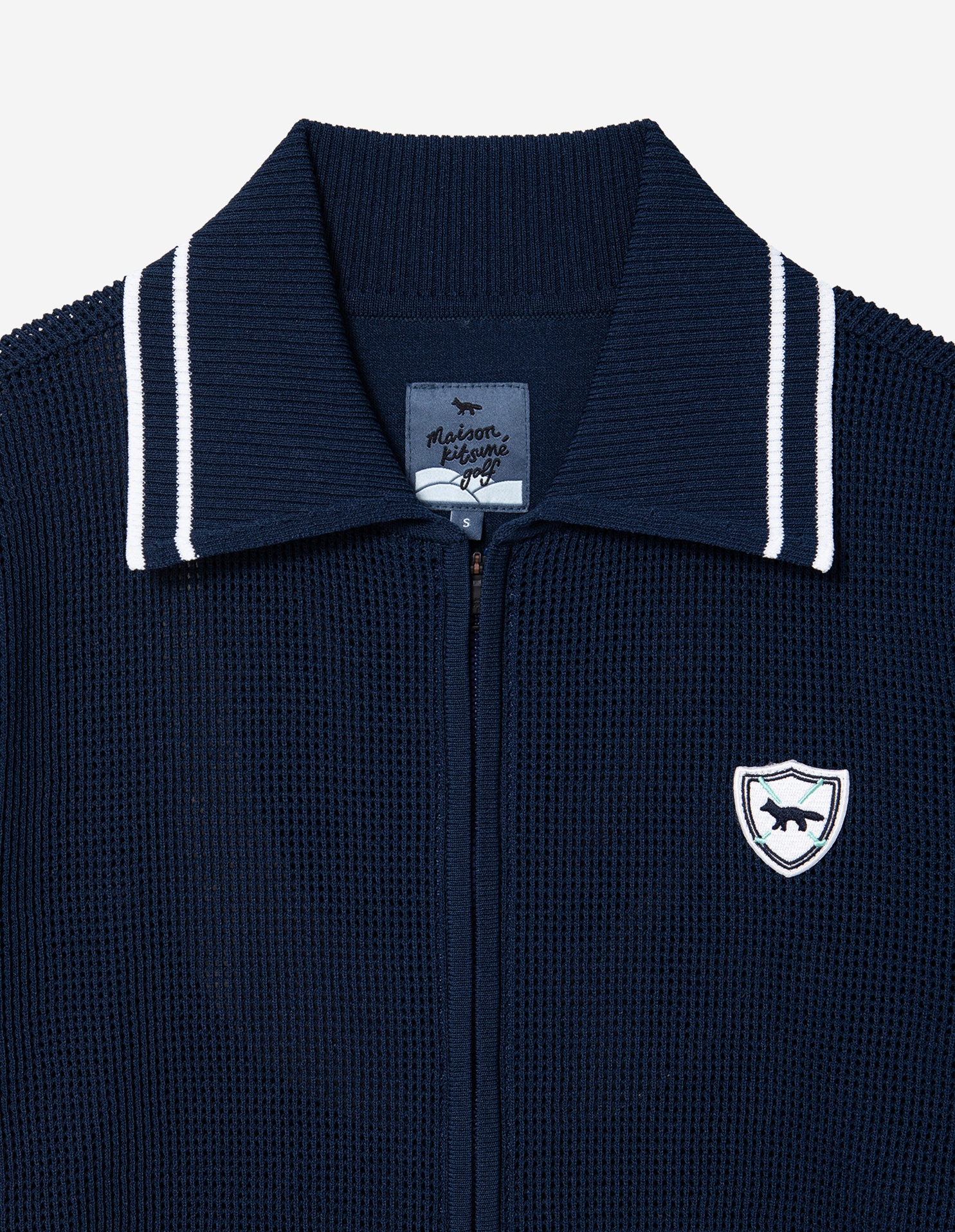 Women Crest Logo Half Sleeve Cardigan - 7