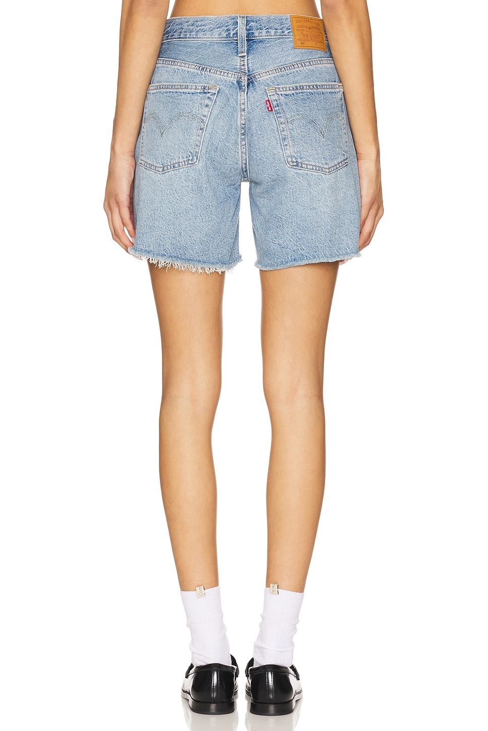 501 Mid Thigh Low Waist Short - 4
