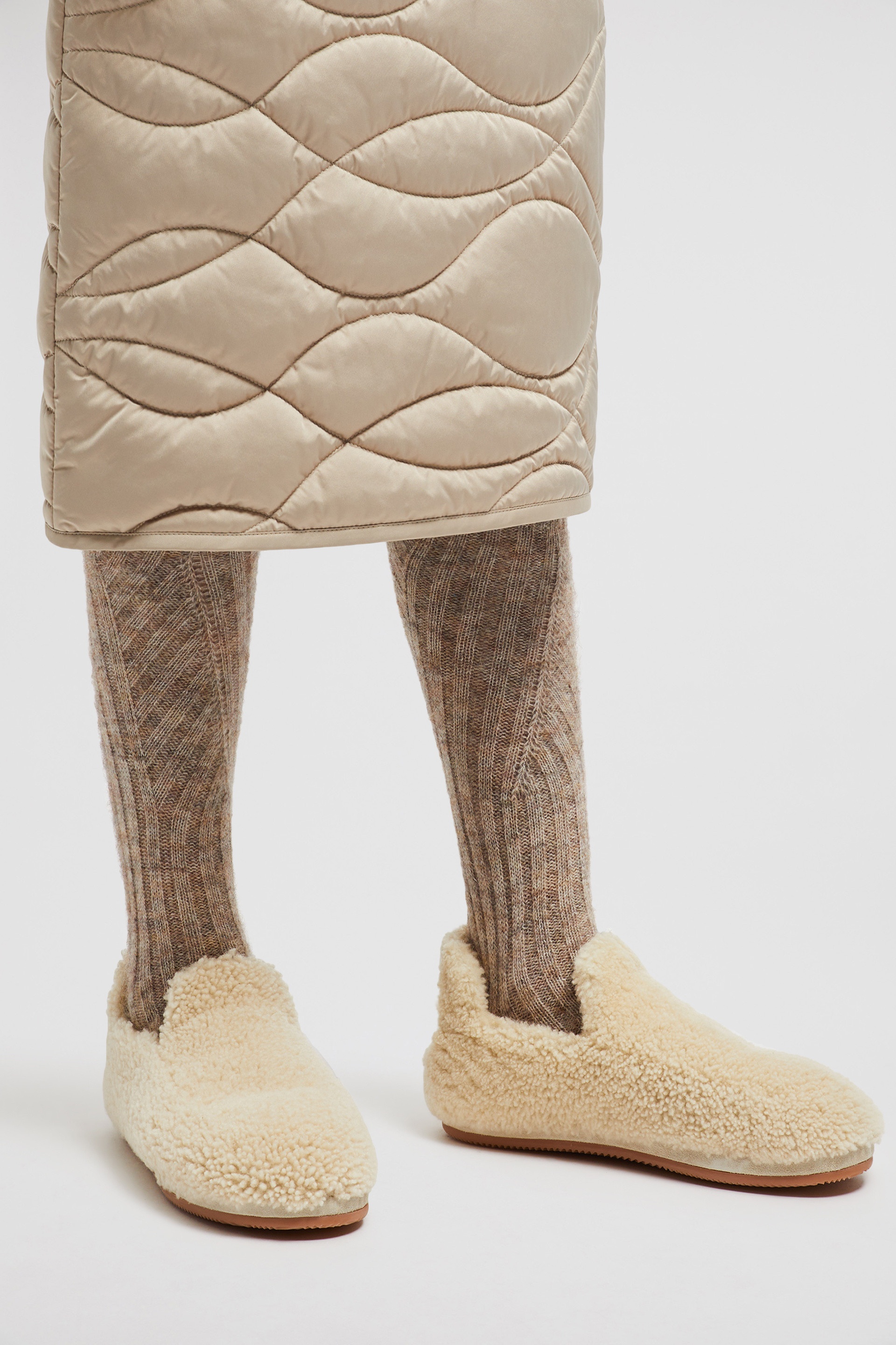 Snug Shearling Flats - 2