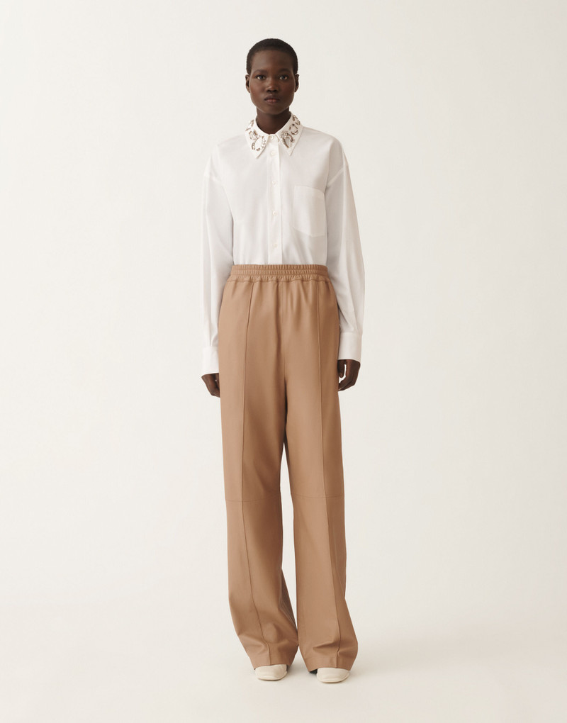 Nappa leather trousers 3