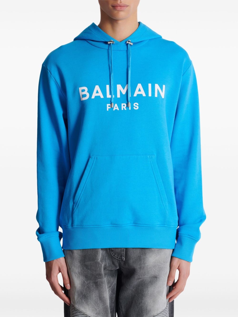 Balmain Paris-printed hoodie - 5