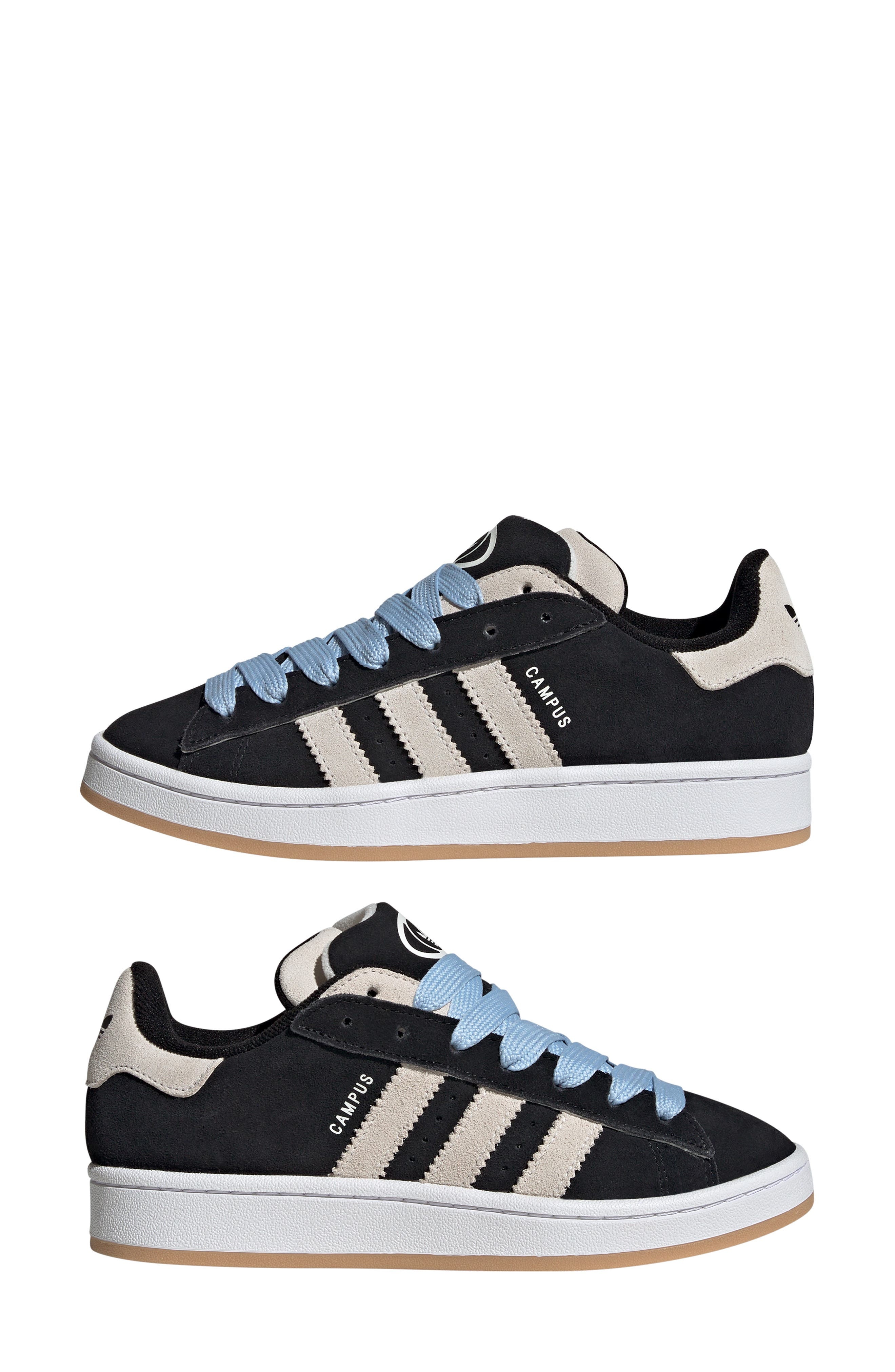 adidas Campus 00s Sneaker in Black/Off White/Gum at Nordstrom - 9