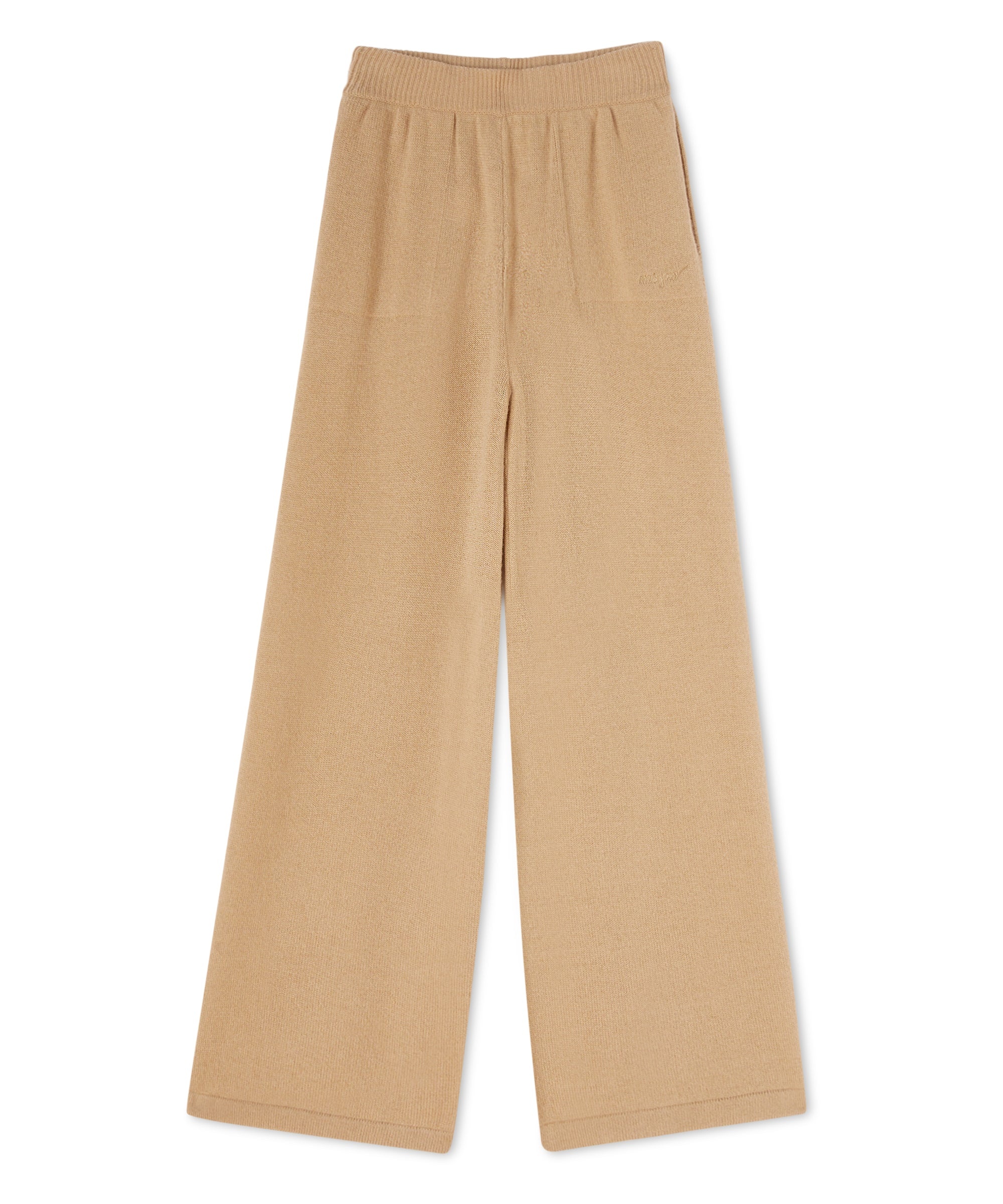 High-waisted trousers "MSGM Signature Cashmere blend" - 1