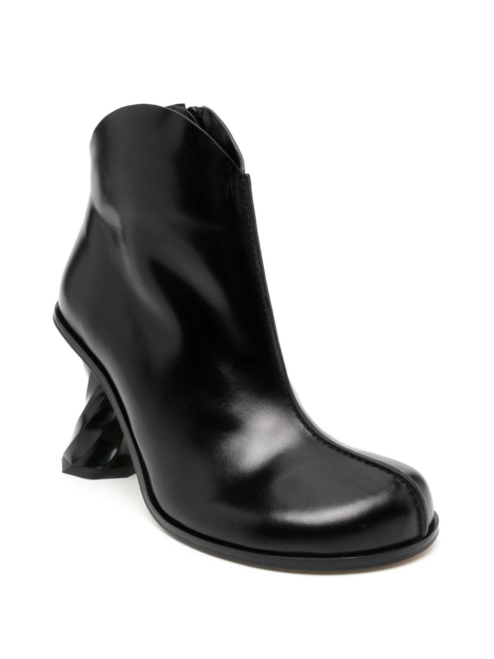 100mm twisted-heel boots - 2