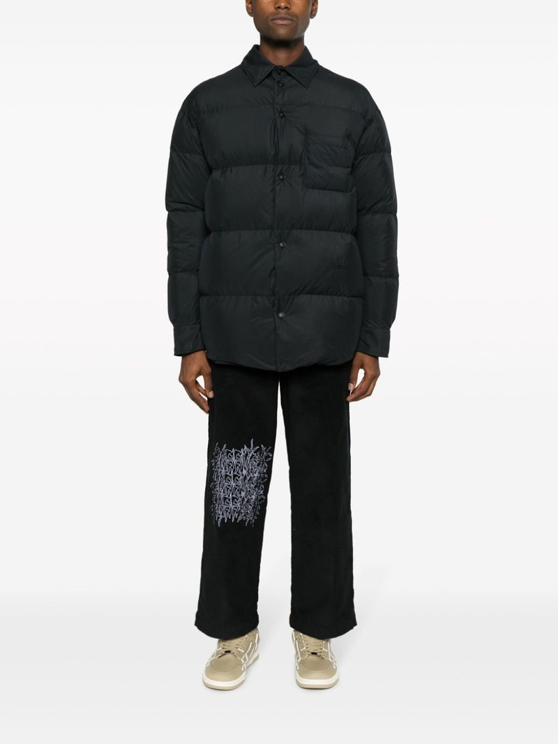 Off-White button-front puffer jacket outlook
