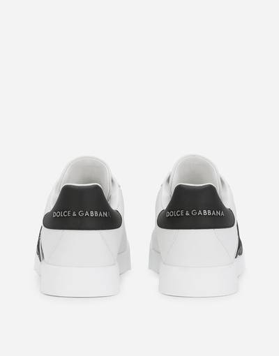 Dolce & Gabbana Calfskin Portofino sneakers with DG logo outlook