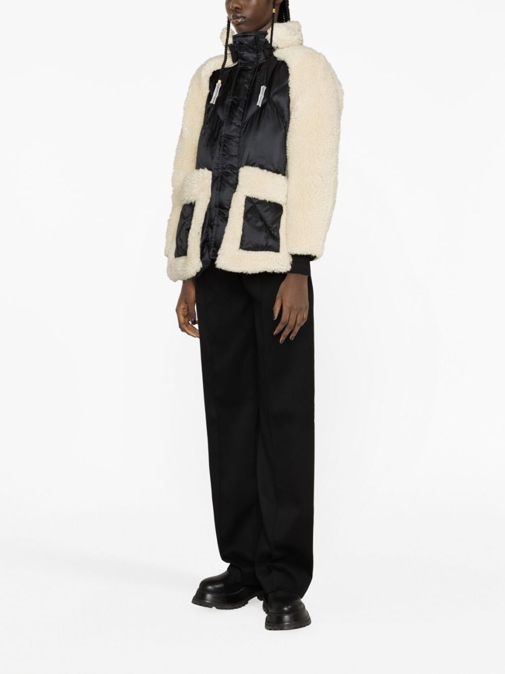 Faux shearling blouson - 2