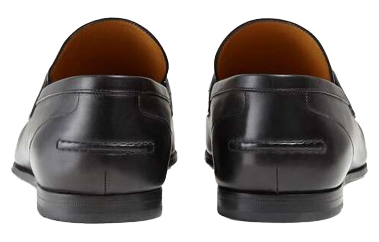 Gucci Jordaan Leather Loafers 'Black' 406994-BLM00-1000 - 5