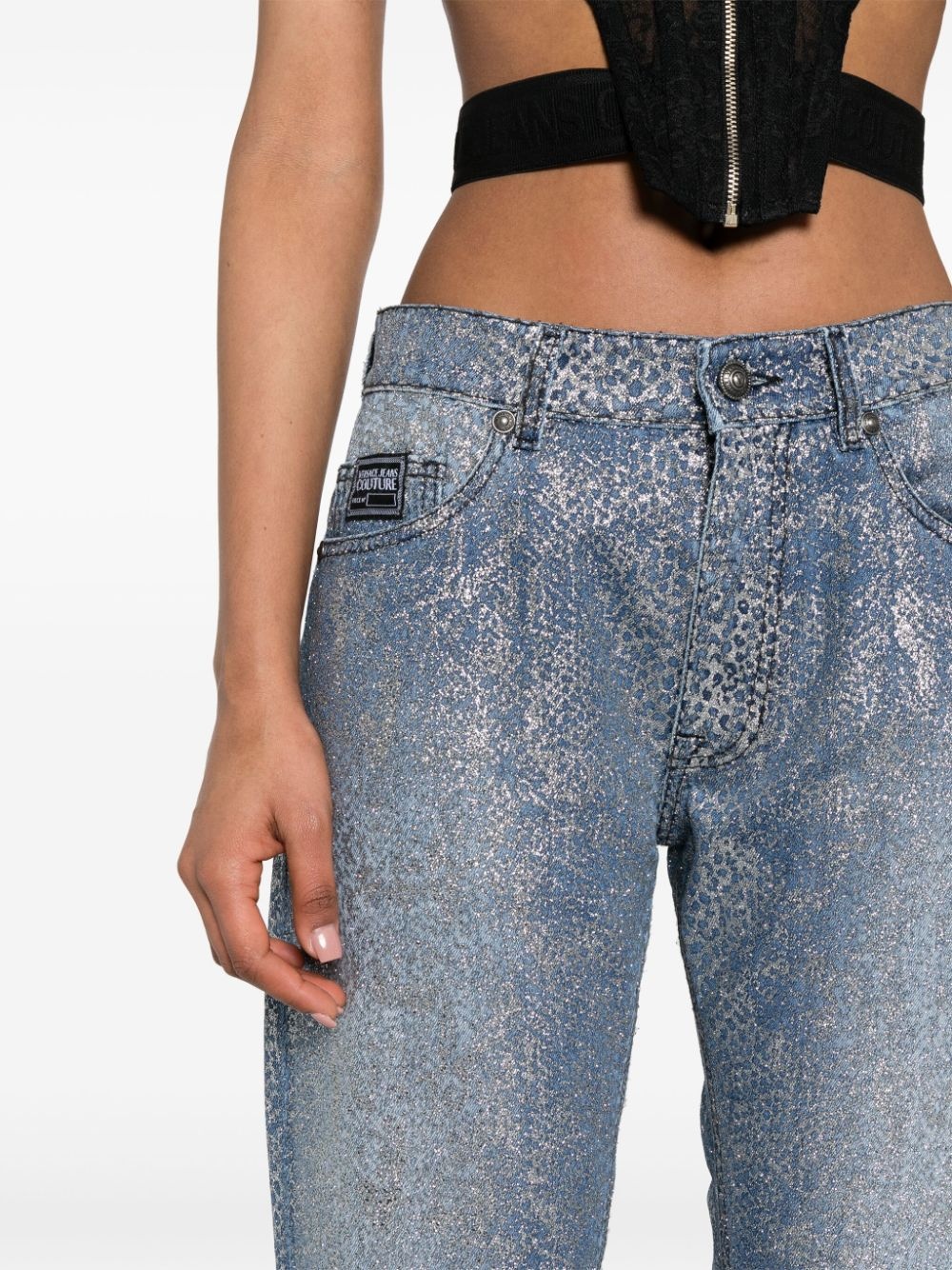 mid-rise slim-fit jeans - 5