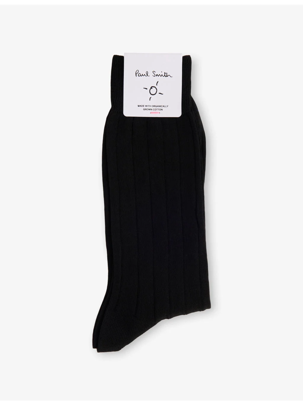 Ribbed Cotton-Blend Crew Socks - 1