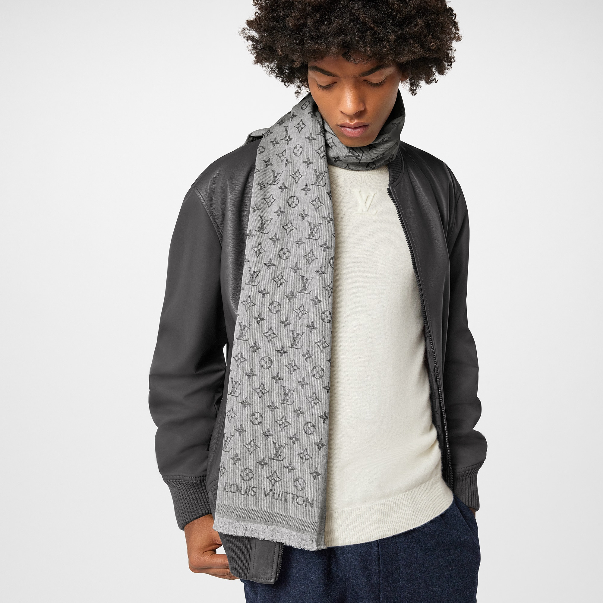 Monogram Essential Stole - 7