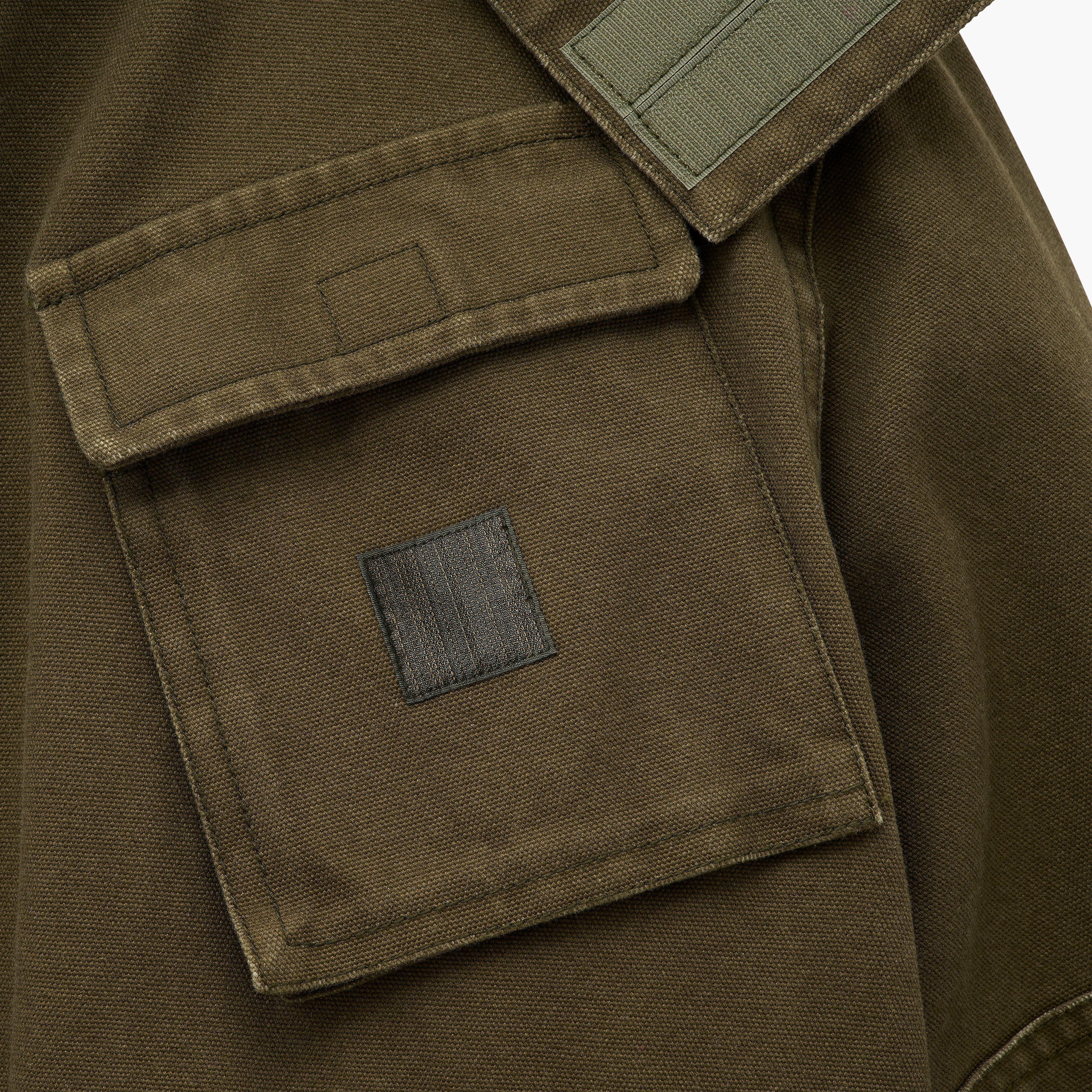 OVERSIZED CARGO CANVAS JACKET - 6